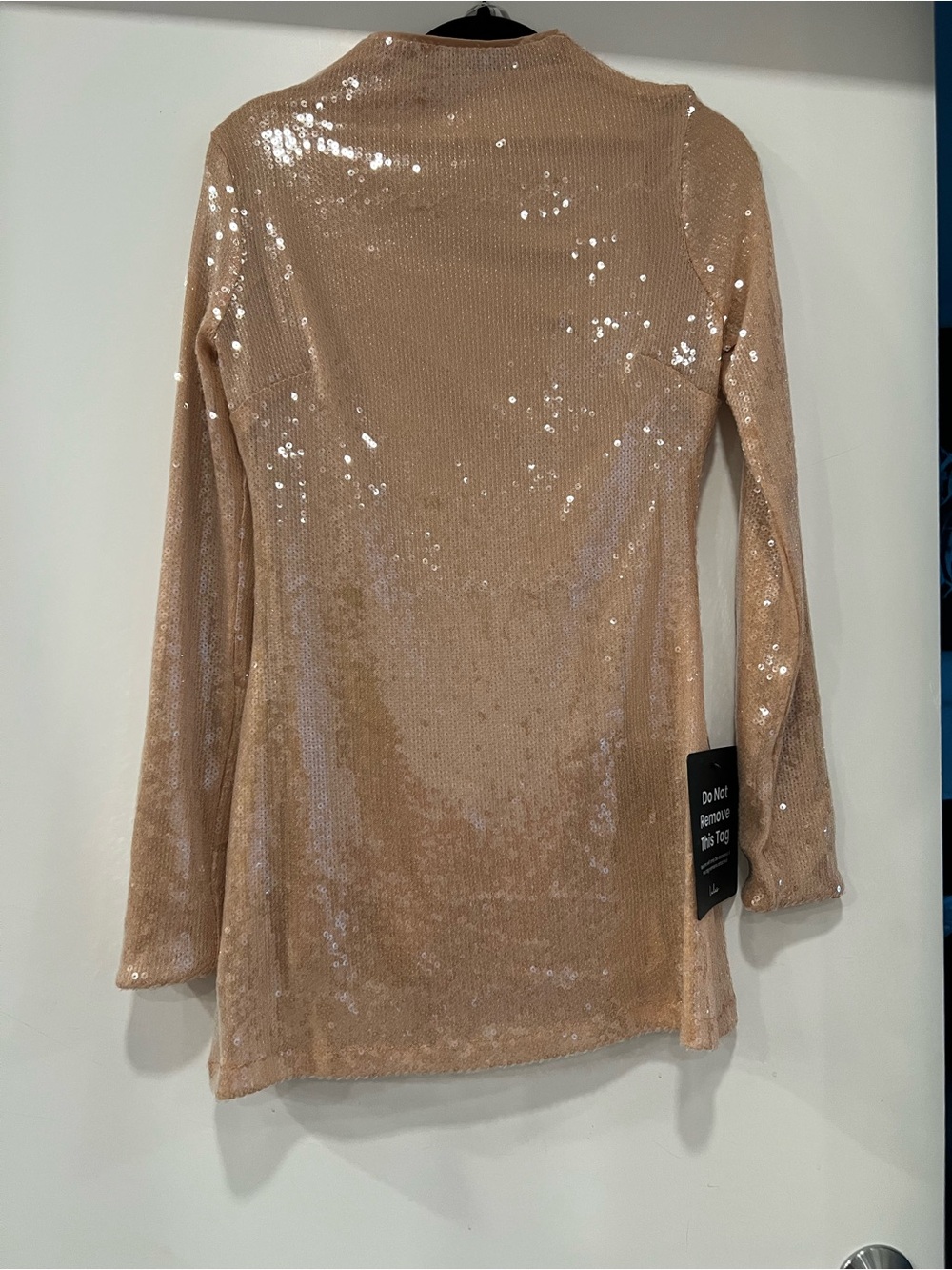 Lulu’s NWT Women’s Sequin Long Sleeve Dress